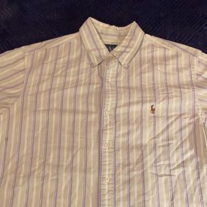 Polo stripped short sleeve button down.